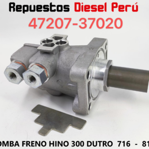 BOMBA DE FRENO HINO 300 DUTRO 4 HUECOS 47207-37020 - / 1-3/16
