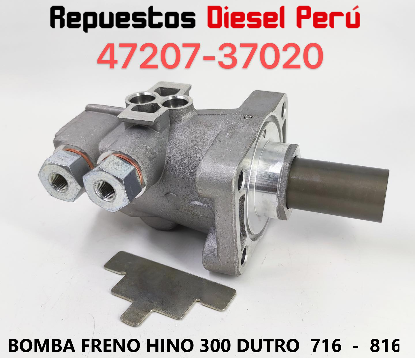 BOMBA DE FRENO HINO 300 DUTRO 4 HUECOS 47207-37020 - / 1-3/16